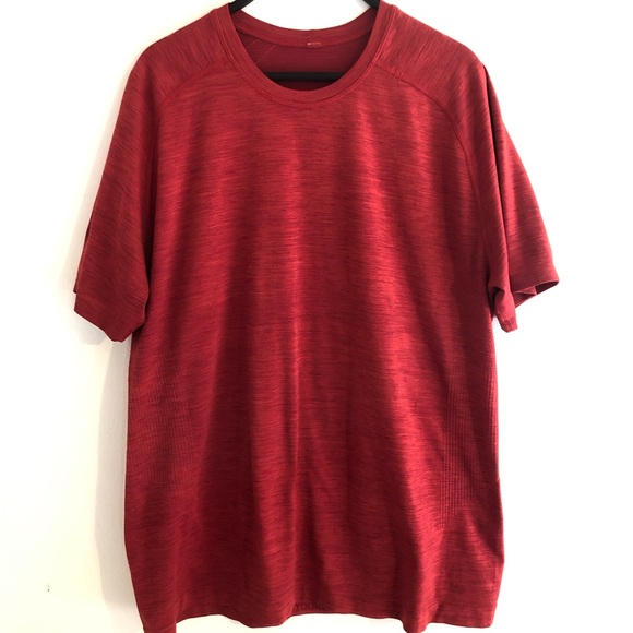 Lululemon Men’s Vented Red Metal Shirt XL - Picture 5 of 12